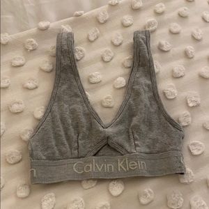 Calvin Klein Gray Bandeau
